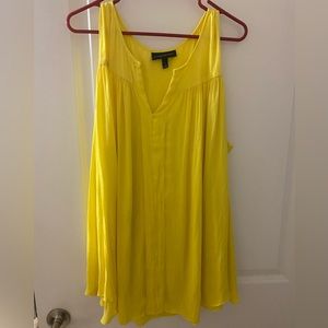 Bright Yellow Lane Bryant Tunic Tank